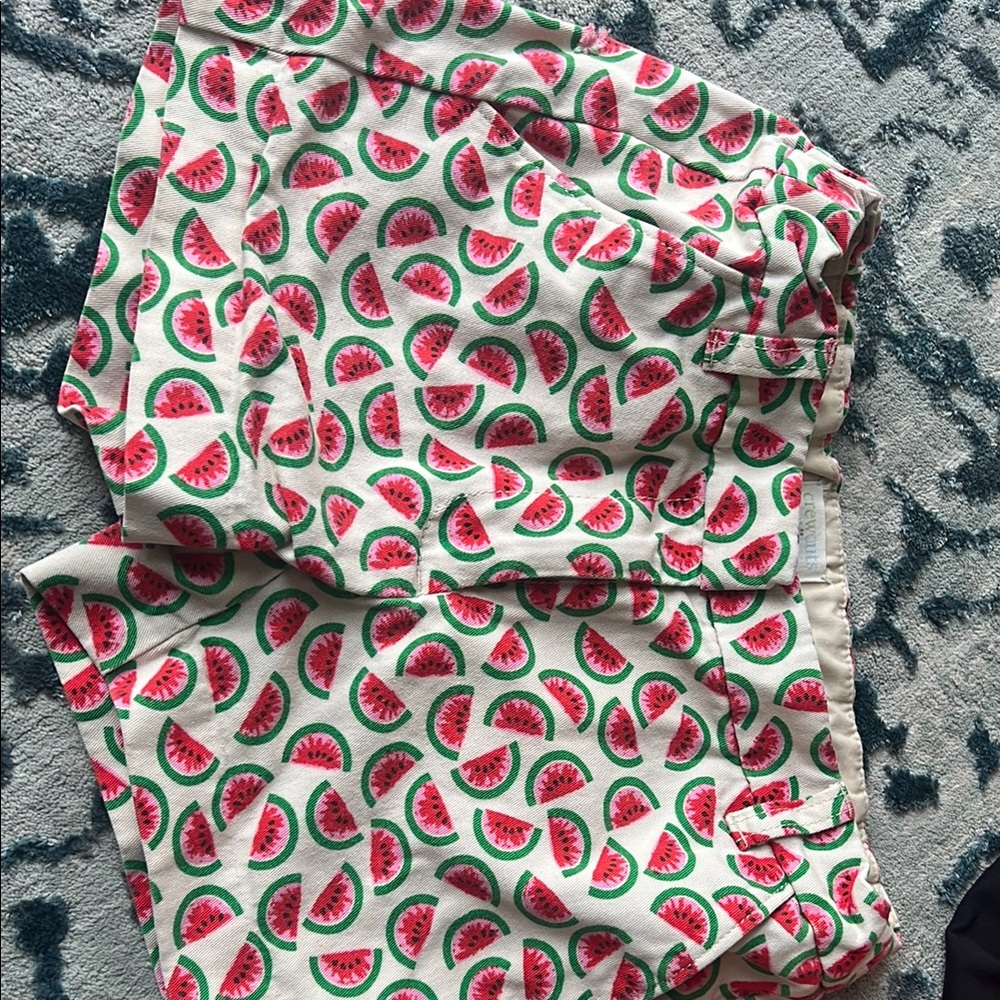 Crewcuts Vibrant Red and Green Summer Shorts